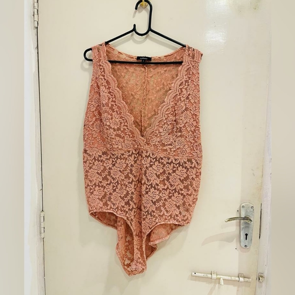 Peach very beautiful bodysuit SIZE 3X